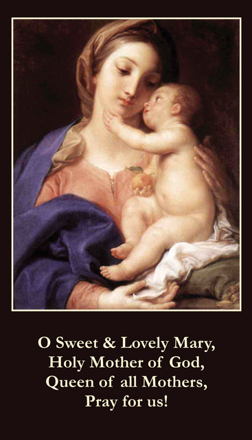 ENGLISH -  Mothers Day Prayer Card